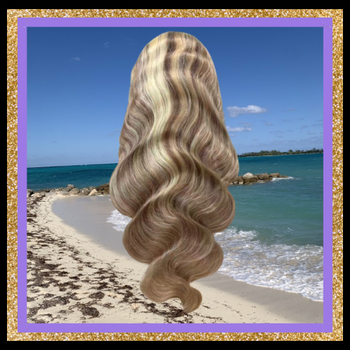 Blonde highlight wig - Ready Goddess Collection